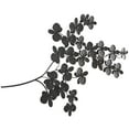 thumbnail image 5 of CosmoLiving by Cosmopolitan Black Metal Orchid Floral Wall Decor with Stem, 5 of 7
