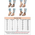 thumbnail image 2 of Avamo Womens Casual Buckle Straps Sandals Flip Flop Platform Footbed Sandals, 2 of 2