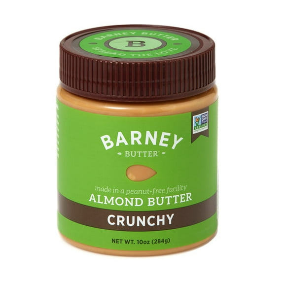 Pack of 6, Barney Butter Crunchy Almond Butter, 10 oz