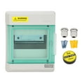 thumbnail image 2 of Circuit Breaker Enclosure, Built in DIN Rail 6 Way Distribution Box PC and ABS Plastic  for Car Charging Station, 2 of 7