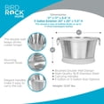 thumbnail image 3 of Balde para Bebidas BIRDROCK HOME Doble Pared de Acero Inoxidable, 3 of 9
