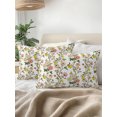 thumbnail image 3 of Outdoor Pillows Waterproof, Spring Floral Bedding Throw Pillows with Insert for Couch Sofa Bed, Summer Lemons Farmhouse Art Watercolor 12x20 Inch Pillowcases Decorative Camping Patio Pillow Set of 2, 3 of 8