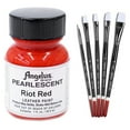 thumbnail image 2 of 1 Oz Angelus Pearlescent Leather Paint 7 Color Set W/ 5 Pc Brush Set, 2 of 8