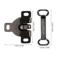 thumbnail image 2 of Masteelf 20 Set Trouser Fasteners Hook and Bar Sew On Eye Fastener Closures for Repairing Trousers Bra Dress Sewing DIY Crafting, 2 of 8