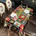 thumbnail image 2 of Pioneer Flower Floral Print Pattern Rectangle Tablecloth 60"x120", Waterproof Polyester Table Cloth, Wipeable Spillproof for Dining Camping Indoor Outdoor, 2 of 6