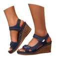 thumbnail image 3 of DAFEI Sandales Femmes Habillées à Plateforme Compensée Sandales Légères d'Été à Bride Sandales Décontractées de Vacances Augmenter la Hauteur Chaussures Rétro de Villégiature, 3 of 8