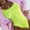 Yellow, variant on CALAFEBILA Women One-Piece Swimwear Summer Mother's Day Wrinkled Cloth Wave Fluorescent Strapless Pool Resort Swimsuit