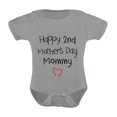 thumbnail image 1 of Tstars Boys Unisex Best Gift for Mother's Day Shirts Happy 2nd Mothers Day Baby Toddler Cool Cute Gift for Mom Shirts for Baby Boy Mothers Day Gift Infant Baby One Piece Cute Baby Bodysuit, 1 of 6