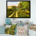 thumbnail image 4 of Vital Country Road During Summer 20 in x 12 in Framed Painting Canvas Art Print, by Designart, 4 of 4