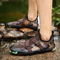 thumbnail image 3 of Aayomet Men's Casual Sneakers Summer Water Shoes Men Shoes Hiking Swimming River Tracing Shoes Breathable Non Slip,Brown 8.5, 3 of 5