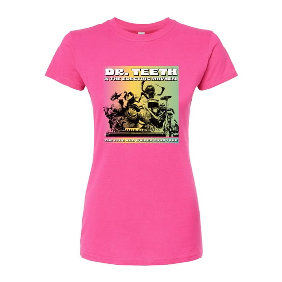 Disney The Muppets - Dr. Teeth & The Electric Mayhem Band - Juniors Fitted Graphic T-Shirt