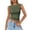 BMN47-Army Green, variant on Boat Neck Tank Tops For Women Seamless Shirts Cute Casual Basic Sim Fitted Summer Going Out Crop Tops Red XL