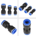 thumbnail image 3 of Piezas Neumáticas de Liberación Rápida 30 Uds. Conectores de Empuje Rectos Accesorios de Línea de Aire Adaptador de Junta para Tubo de 1/4'' 5/16'' 3/8'' Amonsee No, 3 of 6