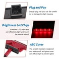 thumbnail image 4 of Luces de freno LED rojas únicas para Peugeot 307 Hatchback 2001-2008 No.6350P5, 4 of 7