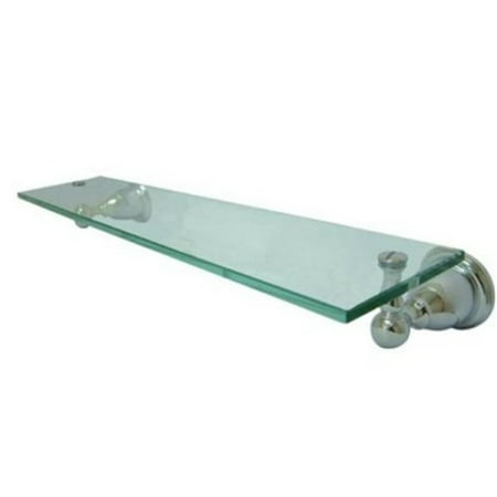 Kingston Brass Heritage Wall Mounted Glass Bathroom Shelf