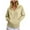 Khaki, variant on Towmus Women's Casual Long Sleeve Half Zip Lapel Sweaters Fall Loose Knit Pullover Tops