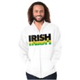 thumbnail image 3 of St Patricks Day Irish Green Gradient Zip Up Hoodie Men's Women's Brisco Brands S, 3 of 6