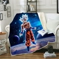 thumbnail image 4 of Fashion Dragon Ball Animation Pattern Nap Blanket 3D Digital Printed Bedroom Sofa Soft Comfortable Flannel Lamb Sherpa Blanket, 4 of 5