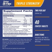 Osteo Bi-Flex Triple Strength Twin, 80 Count, 2pack
