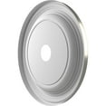 thumbnail image 4 of Ekena Millwork 22"OD x 3 1/2"ID x 1 1/2"P Traditional Thermoformed PVC Ceiling Medallion (Fits Canopies up to 13 1/2"), Aged Dark Steel, 4 of 5