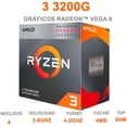 thumbnail image 2 of Procesador AMD Ryzen 3 3200G, 3.6 GHz hasta 4.0 GHz con gráficos AMD Ryzen™ 3 3200G con Gráficos Radeon™ Vega 8, 2 of 4