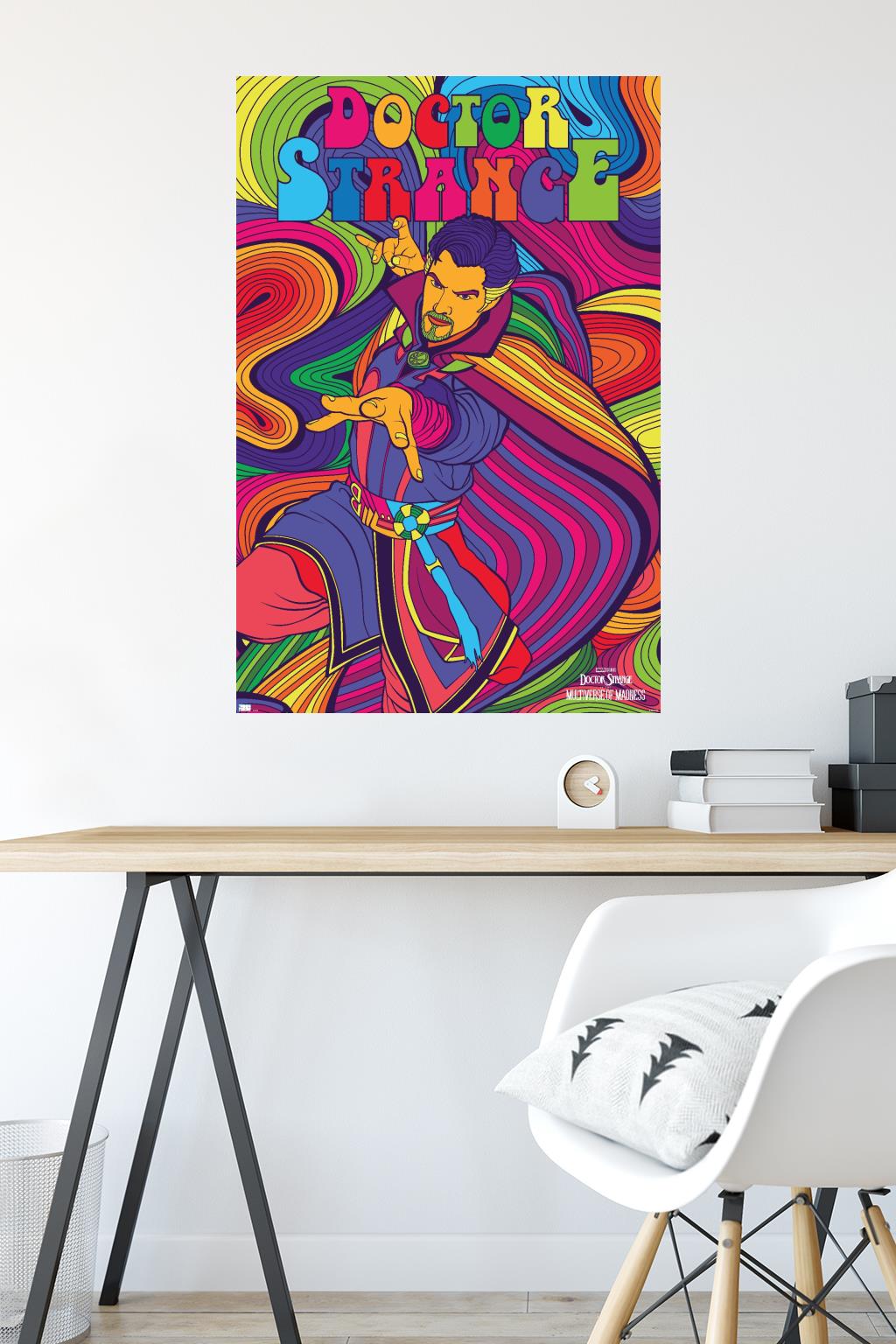 Marvel Doctor Strange in the Multiverse of Madness - Neon Wall Poster, 22.375" x 34"