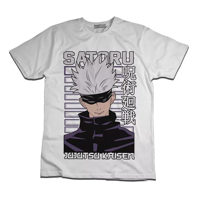 Camisa Anime Jujutsu Kaisen Gojo Playera Personalizada