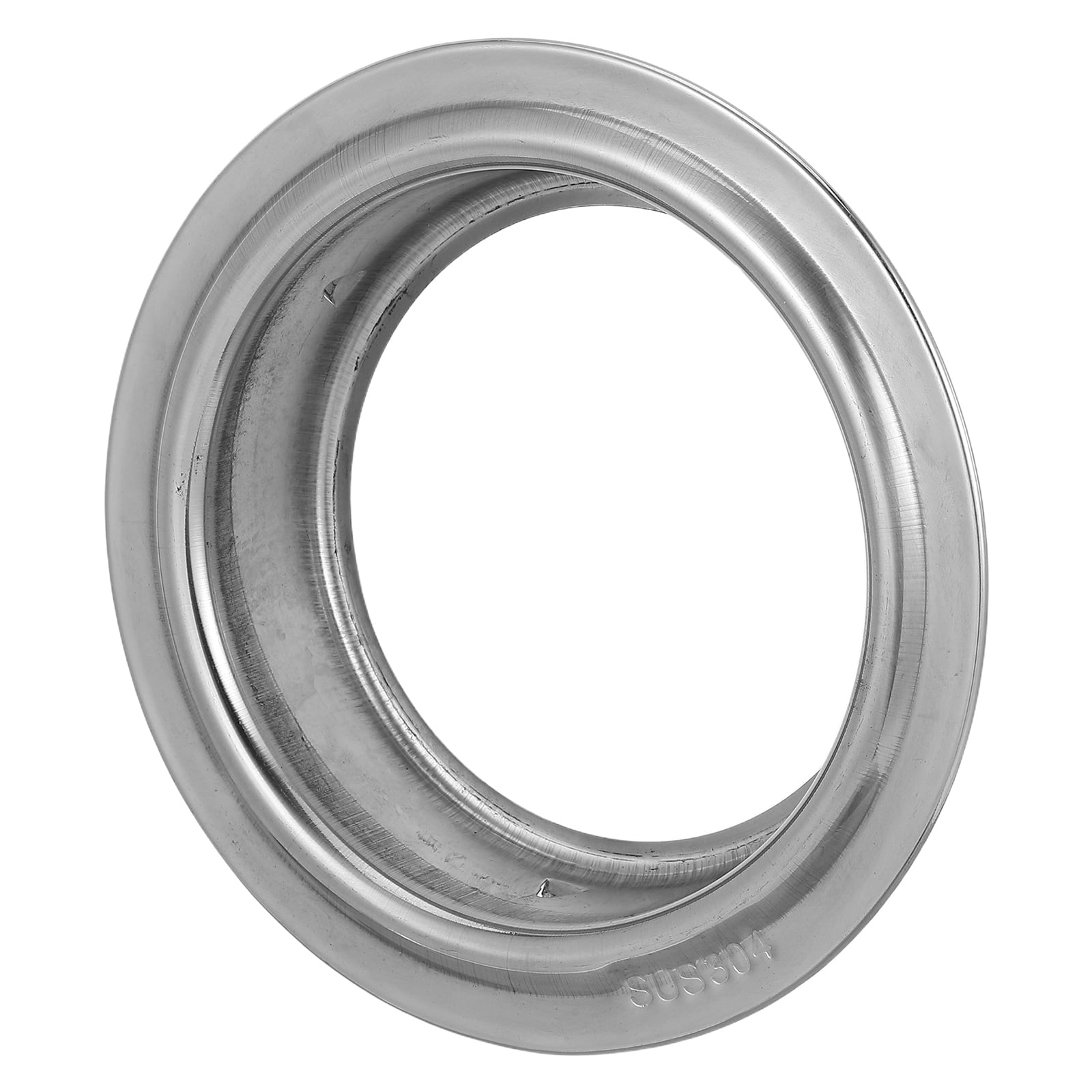 BESTYASH Stainless Steel Wall Flange Duct Cover for Range Hood No Drill Plated Silver Trim
