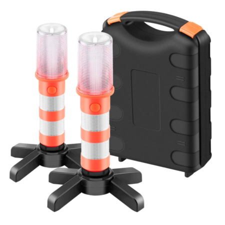 

Magnetic Car Led Emergency Flares Detachable Stand Road Safety Stro