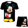 thumbnail image 2 of Baby Mickey Mouse Sets Girls Fashion Disney Suits Summer Short Sleeves Tops Tees + Short Pants 2pcs/Outfits Clothing 1-14 Years12M Gao Jinjia LED, 2 of 2