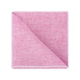 thumbnail image 4 of INSPIRE CHIC Men's Pocket Square Linen Textured Solid Color Woven Handkerchiefs with Trim Pink One Size, 4 of 4