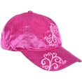 thumbnail image 2 of Women's Pink Ribbon Breast Cancer Awareness Cap Quilted Satin Design Hat, 2 of 4