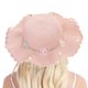thumbnail image 5 of Sombrero de paja de verano para mujer, con circunferencia de 56 a 58 cm, bonito sombrero con protección solar y bolsa de paja, 5 of 5
