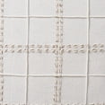 thumbnail image 5 of My Texas House 20" x 20" Ivory Woven Plaid Decorative Pillow Cover, 5 of 5