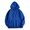 Dark Blue, variant on Shirts for Women Trendy Winter Loose Fit Hooded Long Sleeve Bubble Drop Shoulder with Pocket Solid Color Leisure Polyester Hoodies Sweatshirts(Purple,S)