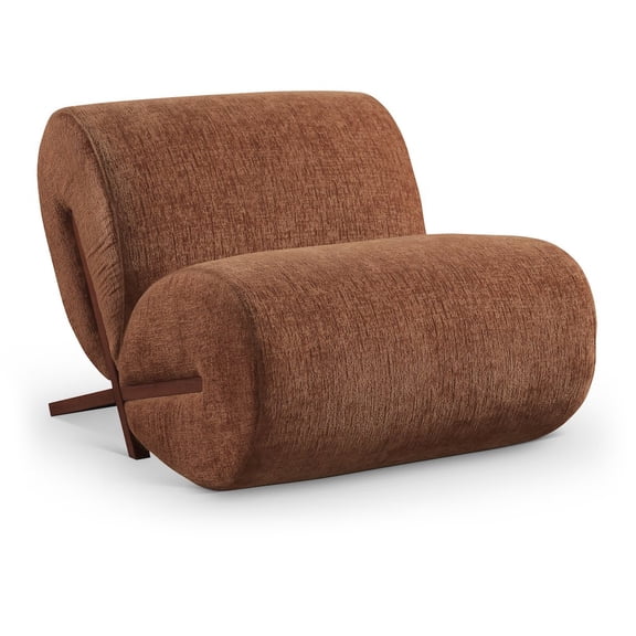 Meridian Furniture Akira Cognac Upholstered Accent Chair