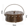 thumbnail image 2 of Soporte para bobina de mosquitos, quemador de incienso portátil retro para mosquitos para el hogar y camping, 2 of 5