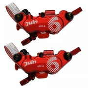 JUIN TECH GTP-6 6 Pistons MTB eBike CX Hydraulic Disc Brake Caliper Set (F+R),RD #JT2739