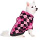 thumbnail image 2 of Balery pink and black argyle Sudadera con Capucha para Perros Pequeños – Ropa para Mascotas, Disfraz para Perros y Gatos, Ideal para Fiestas y Cosplay-Large, 2 of 7