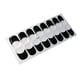 thumbnail image 4 of Láminas de Uñas de Gel Semicuradas Yinane Tiras Completas Pegatinas de Esmalte Negro, 4 of 8