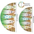 thumbnail image 3 of FMSHPON Easter Eggs Bunny Xmas Christmas Tree Skirt Stand Mat for Holiday Party Decoration Indoor Outdoor 36 inches, 3 of 6