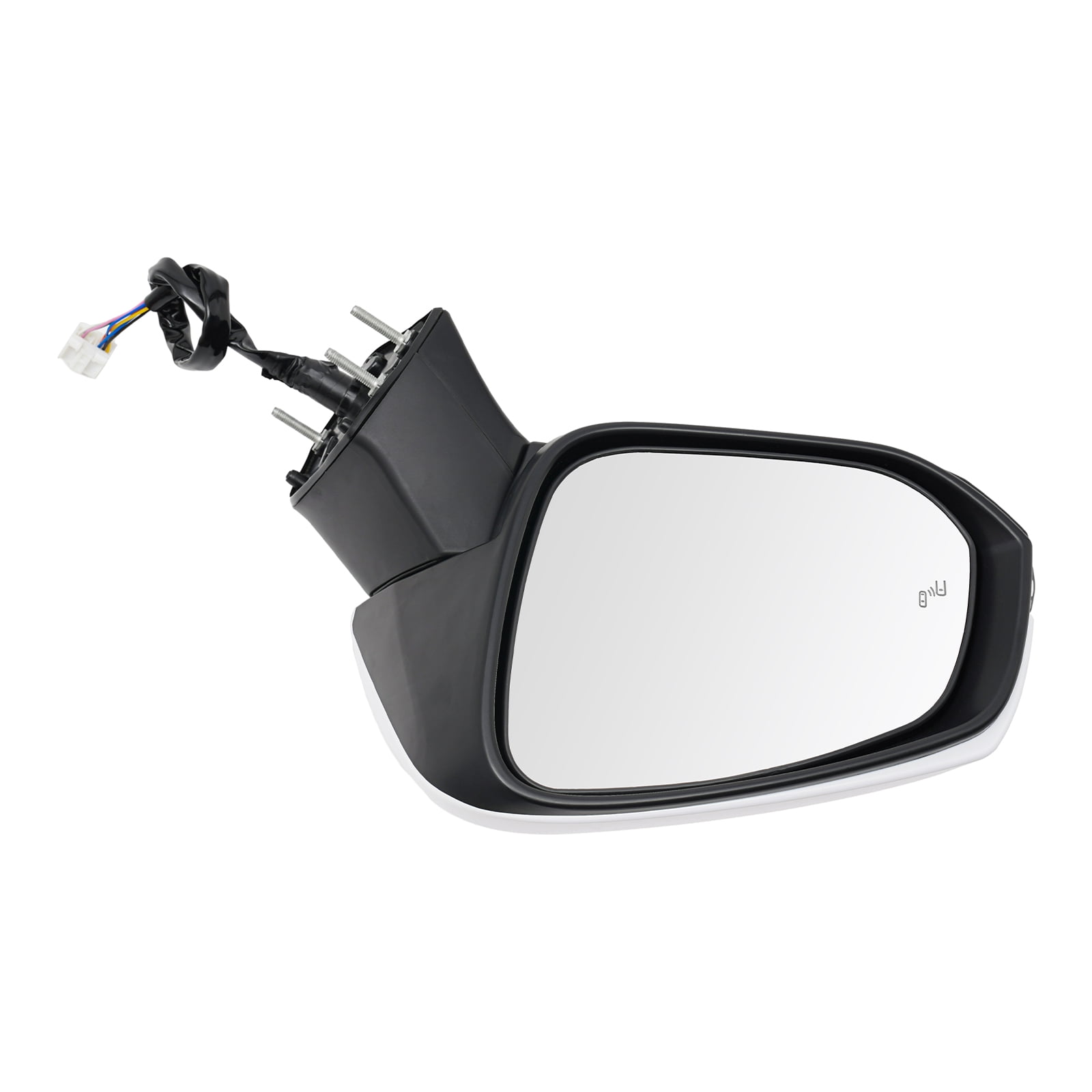 8 Pin Car Side Mirror for 2019-2024 Toyota RAV4 Power Heated Turn Lamp, Left Side Mirror, Driver Side Mirror