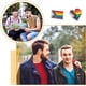 thumbnail image 4 of BEMS-3 piezas de insignia de aleación de arcoíris, broche, insignia de autismo, Bisexual Gay, 4 of 5