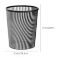 thumbnail image 4 of Kitchen Trash Can, Step-On Garbage Can with Lid, Tall Kitchen & Bathroom Trash Can, Small Office Waste Bin, Black - Xuniizn, 4 of 7