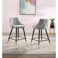 thumbnail image 2 of Modway Adorn Performance Velvet Counter Stool Set of 2, Dusty Rose, 2 of 5