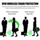 thumbnail image 3 of 10 fundas de bloqueo RFID, protector de tarjeta RFID, fundas para tarjetas de crédito, prevención de robo de identidad para mujeres y hombres, 10 pzas, Classic, 3 of 7