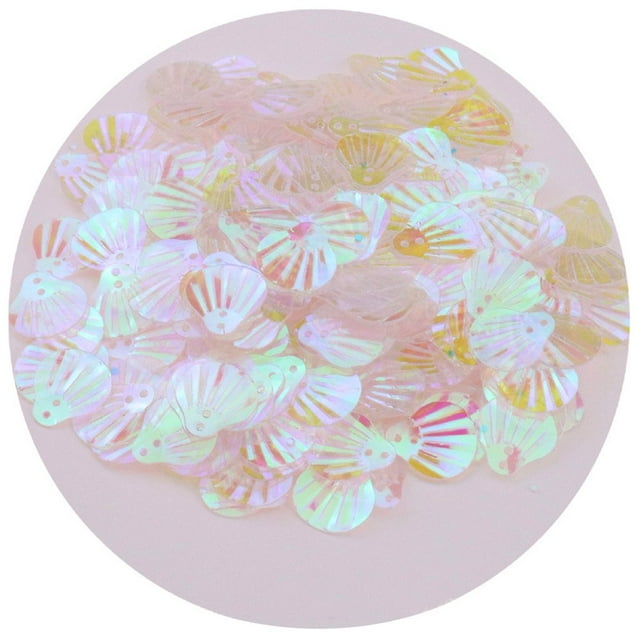Paillettes de Sirène Ovales Décoratives Multicolores Portables pour Usage Quotidien