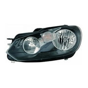 Replacement Depo 341-1127L-AS2 Driver Side Headlight For 2010 Volkswagen Golf