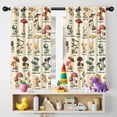 thumbnail image 5 of Blackout Kids Curtains,Colorful Mushroom Label Light Pattern Childrens Insulated Curtains Set Of 2,Bedroom Essentials,Toddler Room Decor 42"x54", 5 of 5