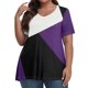 thumbnail image 1 of Fiudx Ofertas Flash Del Día Solo En Línea Camiseta Informal de Manga Corta con Cuello En V para Mujer, Blusa Lisa, Talla Grande, a La Moda, 1 of 6